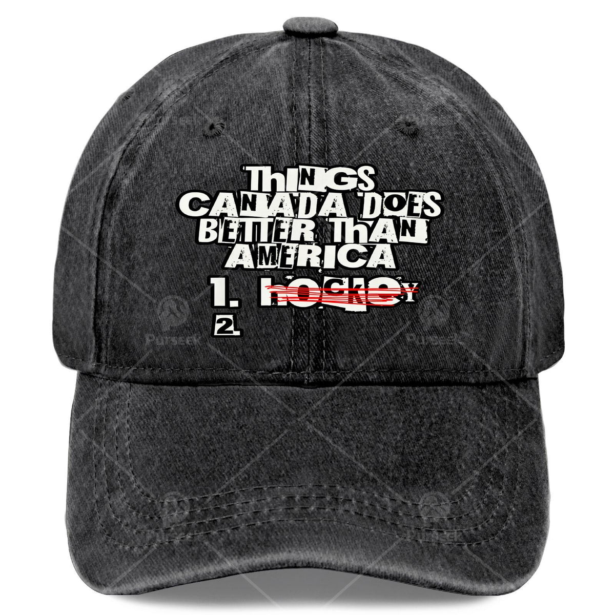 Canada-Themed Vintage Baseball Cap Suitable for Christmas, Games & 4th of - Unisex Adjustable Hat with Canadian Symbols, Machine Washable for Events, Casual Attire & for Competitions - Canadian Pride Gift for Men and Women
