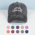 Simple Gospel Print Baseball Cap | Breathable Washed, Adjustable Retro Unisex Street Daily Cap, Lightweight and Comfortable, Multi-Color Choice, Outdoor Headwear, Casual Retro Style, Durable and Wear-Resistant, Hand Wash Care