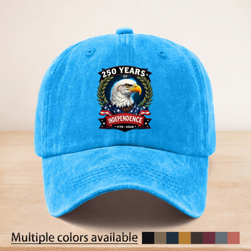 Vintage Eagle Pattern Independence Day Printed Baseball Cap, Adjustable Size, Suitable for All Seasons, Multi-functional, Lightweight and Breathable, Sun, Ideal for Outdoor Sports, Fishing, Picnics, Camping, Casual and Versatile, a Perfect