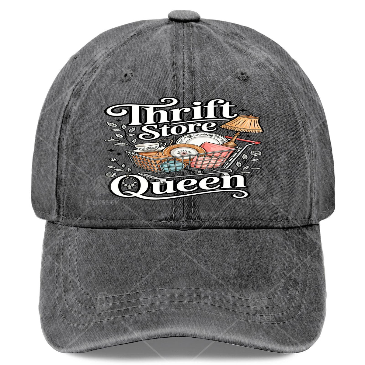 Thrift Store Queen Thrifter Onlines Seller Thrifting Baseball Hat Unisex