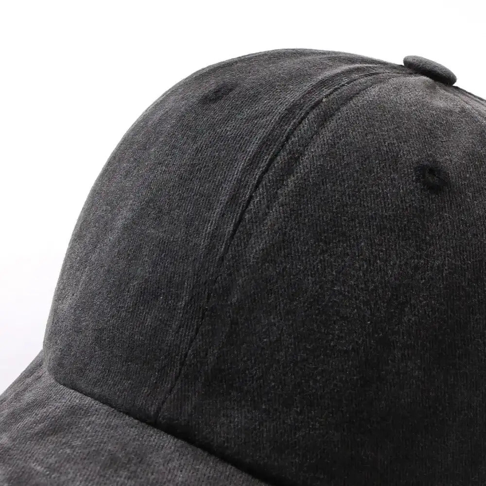 1 Washed Cycling Cap, Men's Outdoor Windproof Hood, Women's Washed Cap, Breathable Baseball Cap, Lightweight and Breathable Outdoor Hat, Adjustable Head Circumference, Curved Brim Design, Birthday Gift, All-Seasons Style