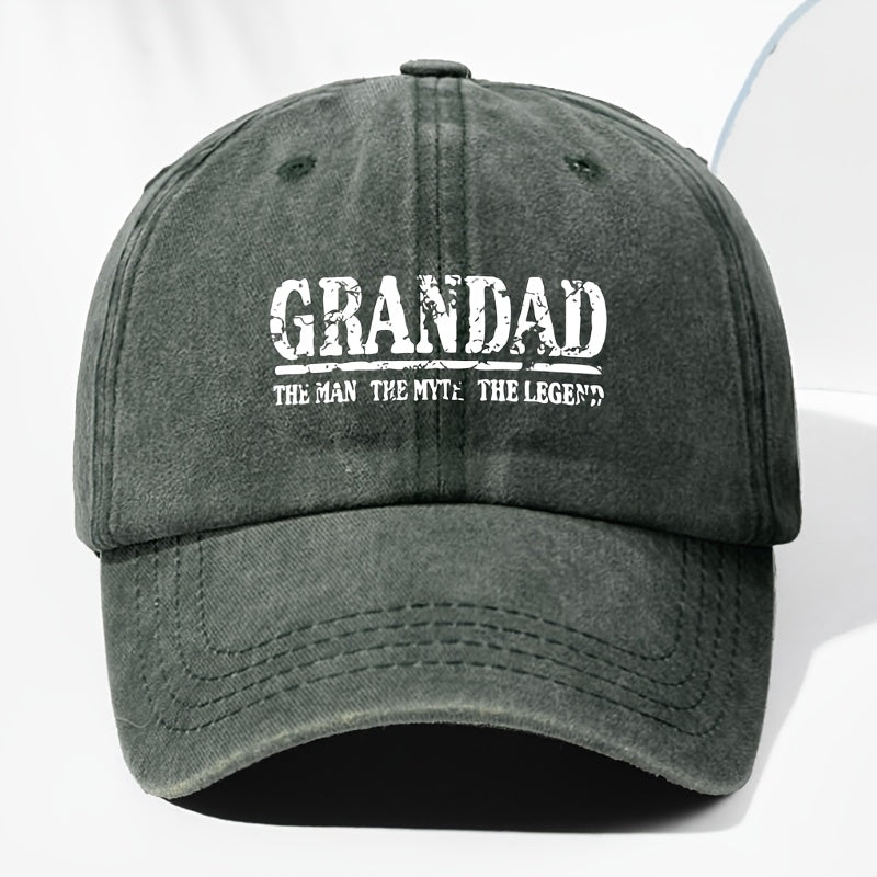 Unisex Letter Print Washed Vintage Baseball Cap, Fashionable Sun Outdoor Hat for Men and Women, Adjustable Trucker Hat Suitable for All Seasons and Daily Wear