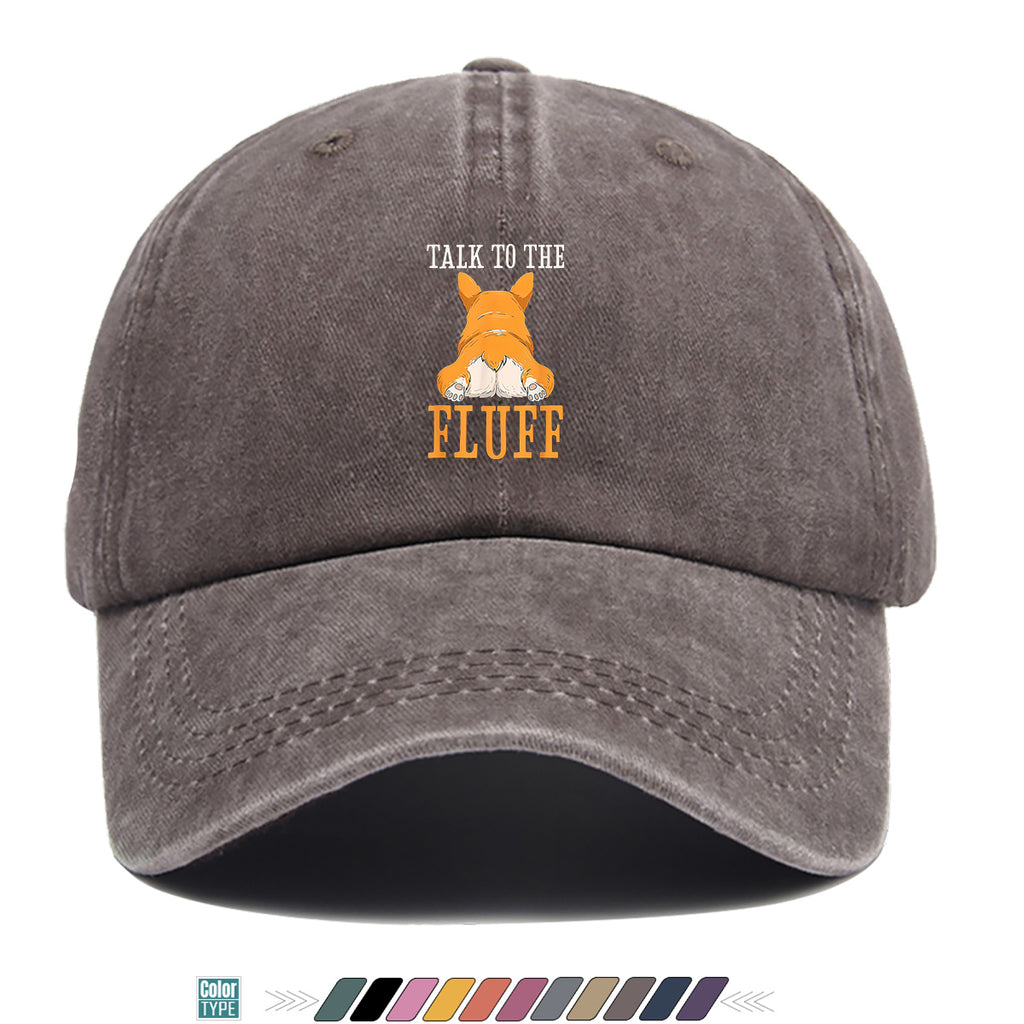 1pc Corgi Butt Fun Print Baseball Cap, Comfortable Breathable Sun Hat, Fashionable Cute Pet Hat, Unisex Adjustable Size, Casual Versatile Duckbill Cap, Suitable for Daily Outings, Park Strolls, Friend Gatherings, Pet-Themed Events, Weekend Fun