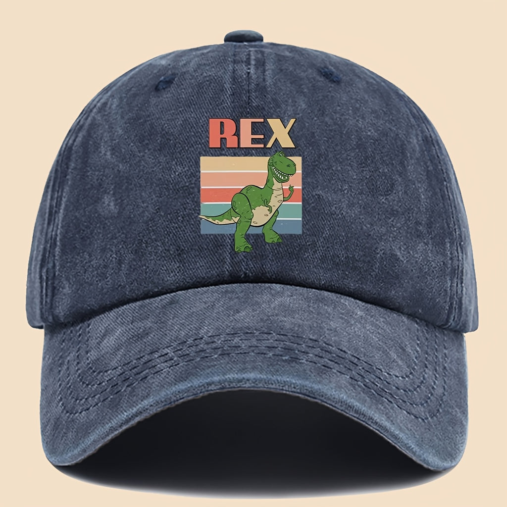 1pc Cute And Lively Cartoon Dinosaur Print Baseball Cap, Fashionable And Versatile, Multi-Color Comfortable Trucker PAPA Hat, Suitable for Outdoor Fishing And Everyday Wear As an Accessory, Perfect for Mom'S Beach Vacation And Casual Wear