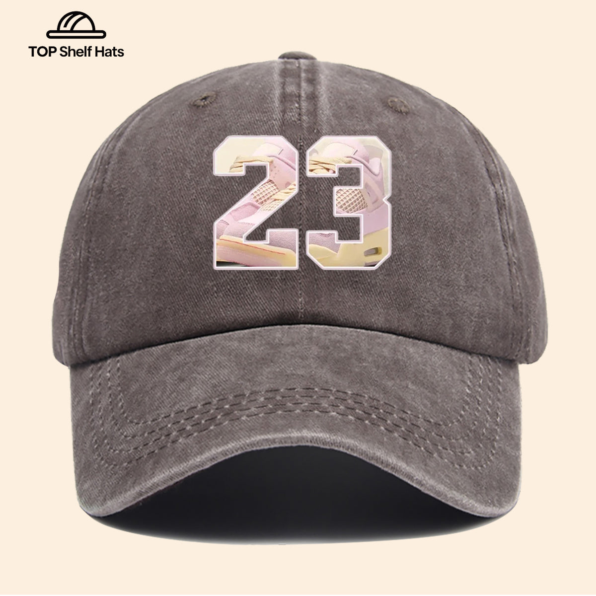 1pc Sports Element Digital "23" Design Printed Baseball Cap, Trendy Street Style Dad Hat, Fashionable Individual All-Match Baseball Cap, Adjustable Size, Hipster Trendy Hat, Street Skate Cap, Suitable for Daily Outings, Trendy Gatherings