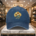A Casual And Versatile Sunflower Baseball Cap That Always Follows The Sun. Adjustable Design, Suitable for Outdoor Sports And Everyday Casual Wear. A Casual Street Hat for Casual Outfits