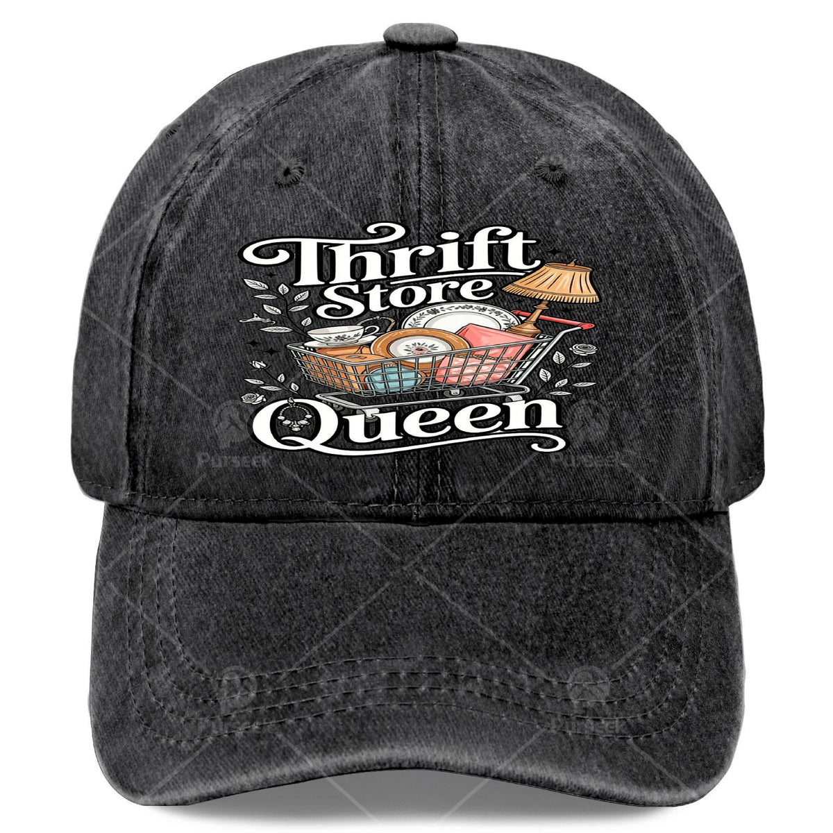 Thrift Store Queen Thrifter Onlines Seller Thrifting Baseball Hat Unisex