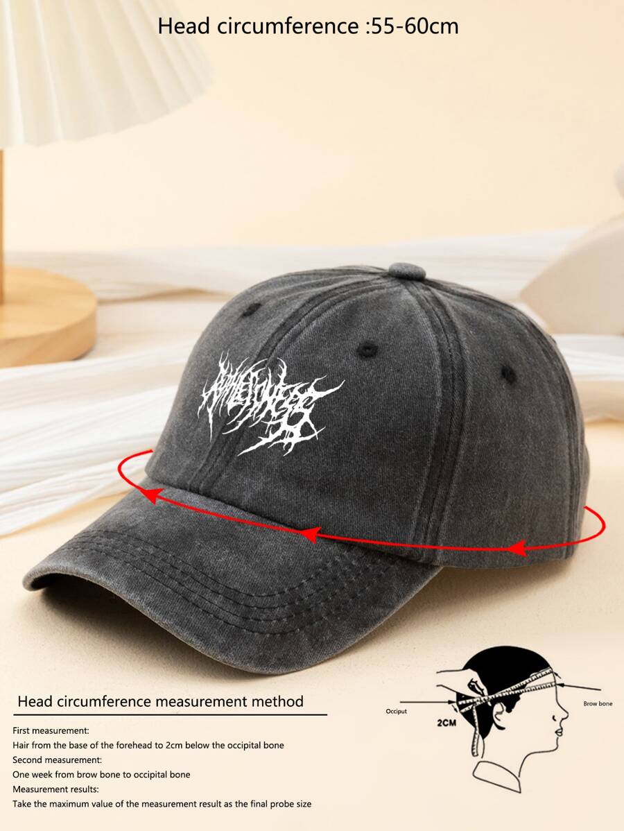 Verstellbare Baseballkappe Mit Grafikstickerei Für Männer Für Den Alltag Und Die Straße Outdoor