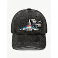 Space Rocket Moon Rover Graphic Hat for Men Women Retro Cool Streetwear Casual Cap Anniversary Gift