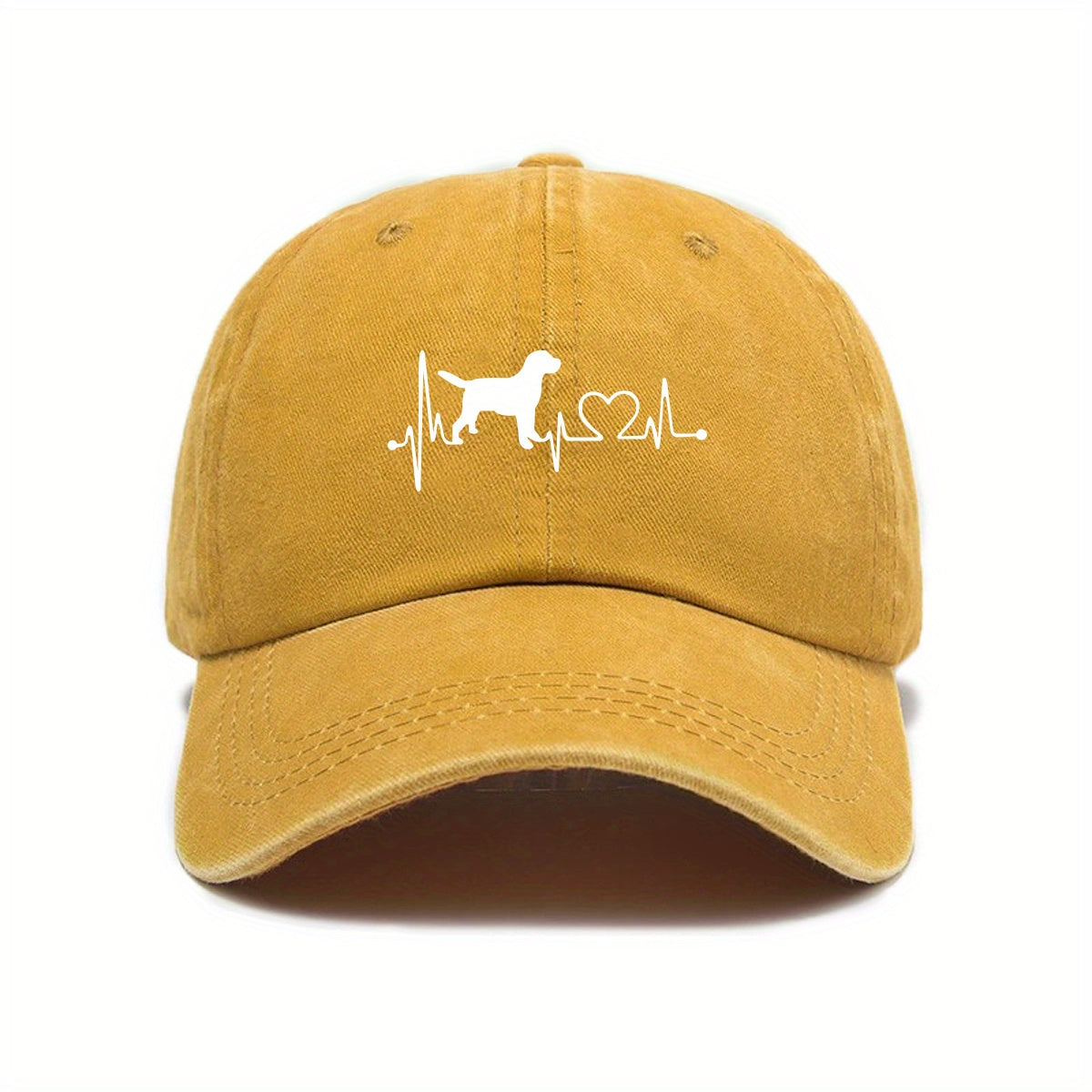 New Summer Style Cute Dog Print Baseball Cap, Sun-Protective and Breathable, Casual and Versatile Trendy Hat for Men and Women, Couple's Style with Adjustable Brim, Street Style Fashion Hat, Available in Multiple Colors