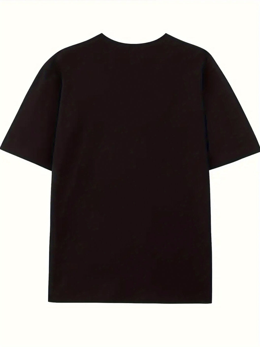 Men's Print Cotton Short-sleeve Pullover T-shirt