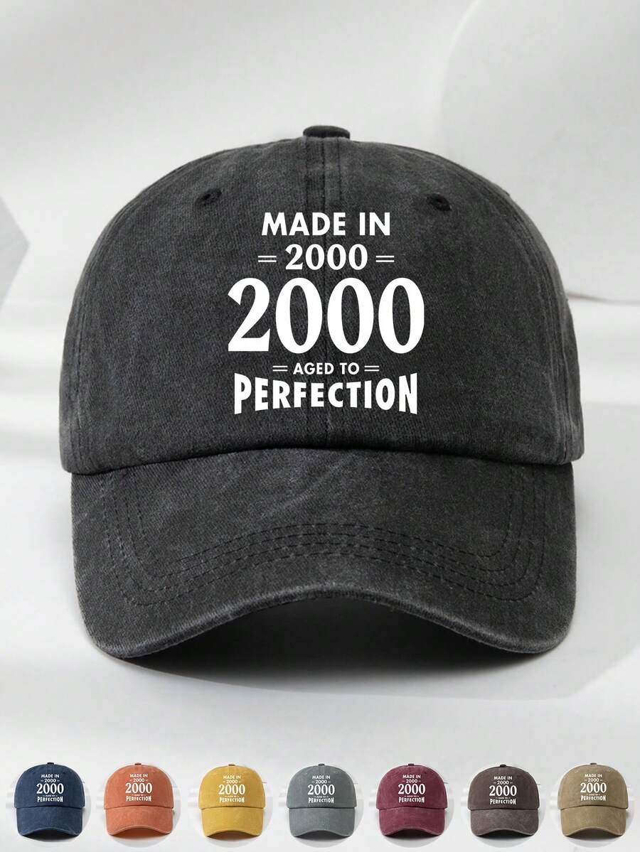 1 Stück Unisex Vintage 1966 Slogan Grafik verstellbare Baseballkappe, schwarz mehrfarbig, lässiger Outdoor-Modehut geeignet für den täglichen Gebrauch, Reisen, Strand, Angeln, Geburtstagsgeschenk zum 60. Geburtstag