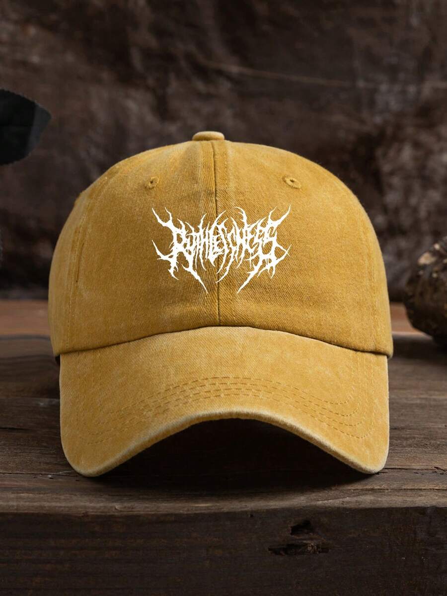 Verstellbare Baseballkappe Mit Grafikstickerei Für Männer Für Den Alltag Und Die Straße Outdoor
