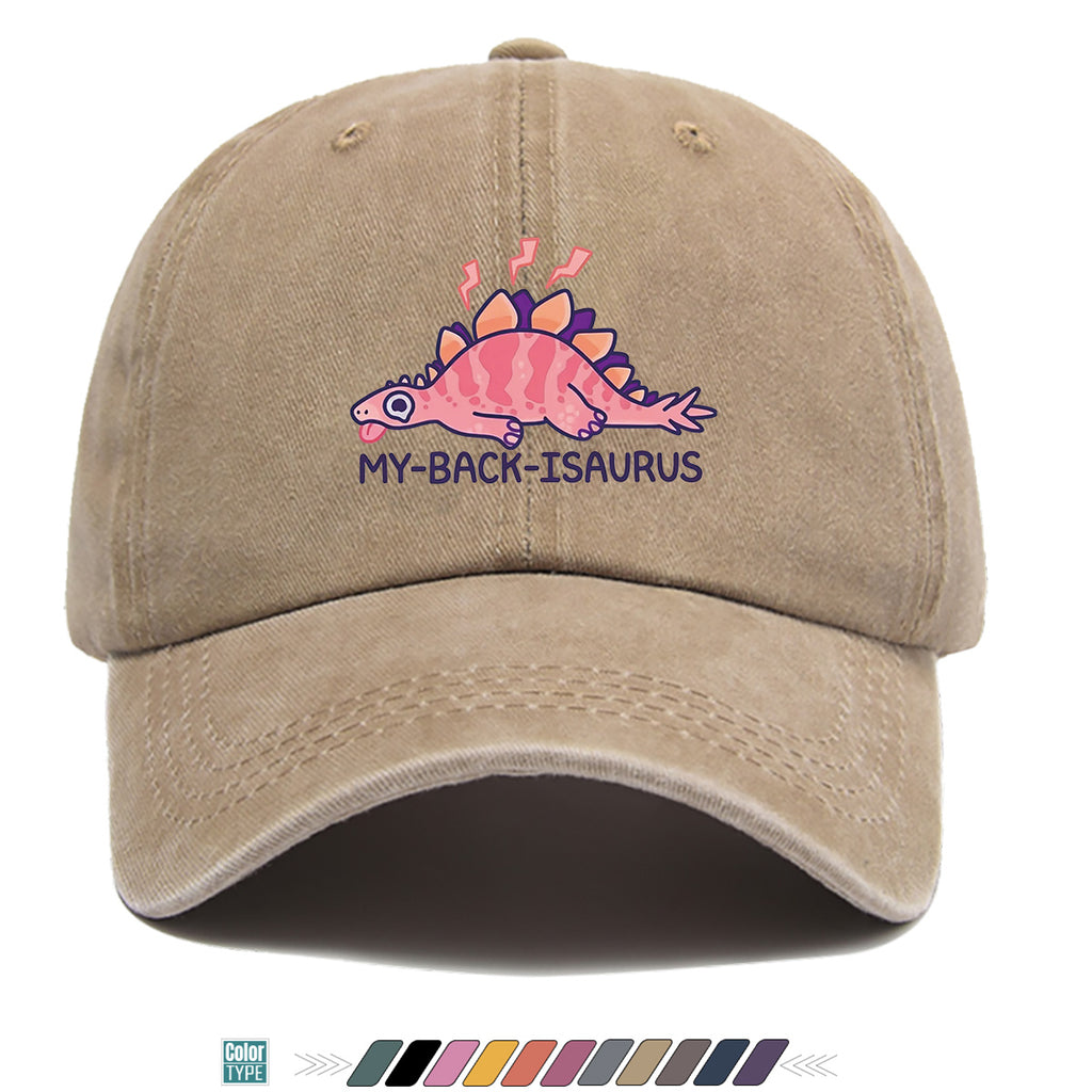 1pc Fun Cartoon Dinosaur "MY-BA-ISAURUS" Printed Baseball Cap, Comfortable Breathable Sun Hat, Fashionable Cute Trendy Unisex Hat, Adjustable Size, Friend Casual Hat, Couple Outing Hat, Suitable for Daily Wear, Shopping, Outdoor, Parties, Camping