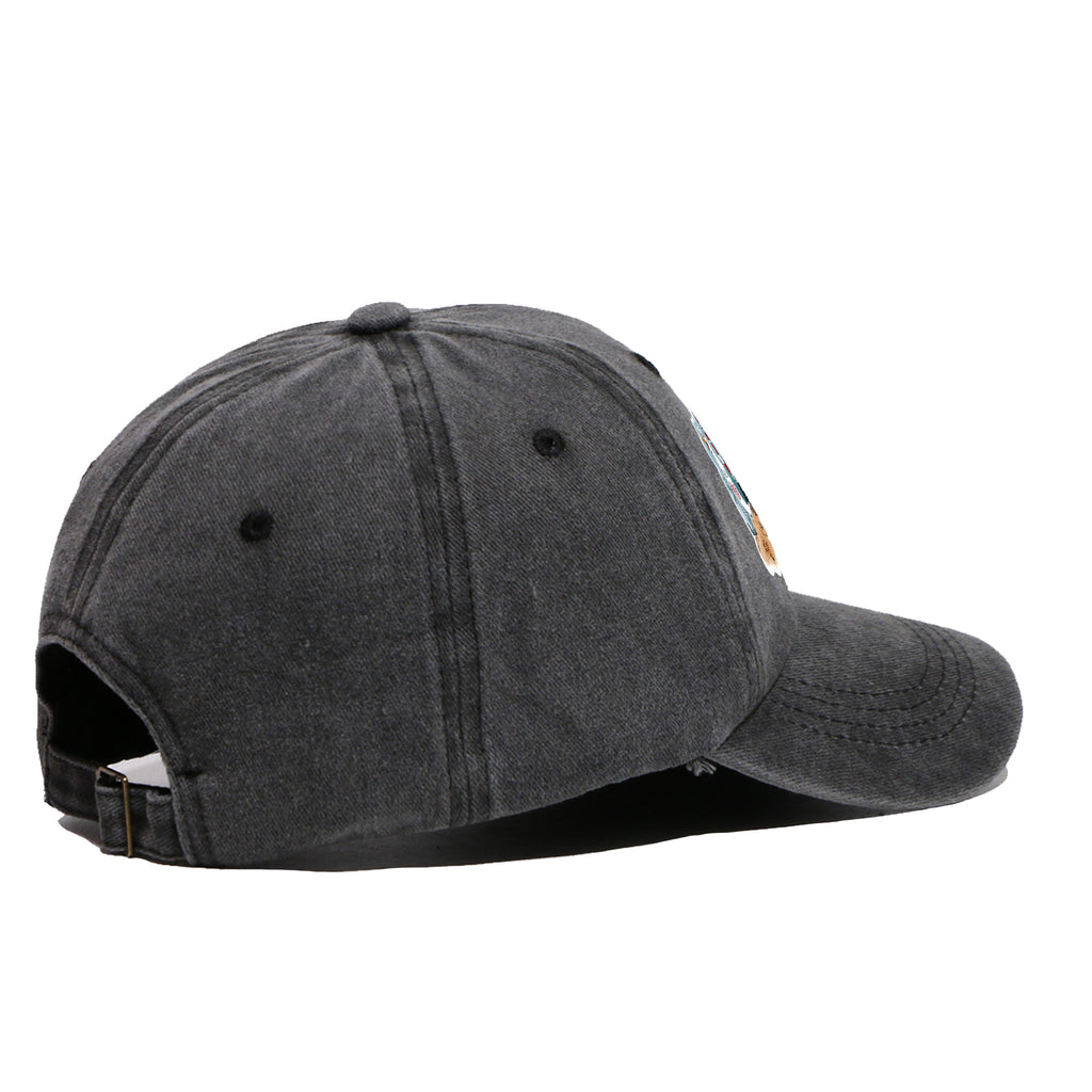 1pc American Retro Duck Pattern Design Print Baseball Cap Summer Casual Clothing Additions Black Papa Trucker Hat Breathable Comfortable Solid Color Easy Retro Soft Top Dad Hat Unisex Adjustable Size Youth Couple Skateboard Hat Fashion Trend Men And