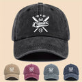 1pc "Icrimax Logo" Washed Baseball Cap - Unisex Adjustable Sun Hat, Suitable for Outdoor Adventures, Travel, And Parties| Breathable And Casual Style, It'S The Perfect Gift for Dads, Couples, And Young People (Unisex)