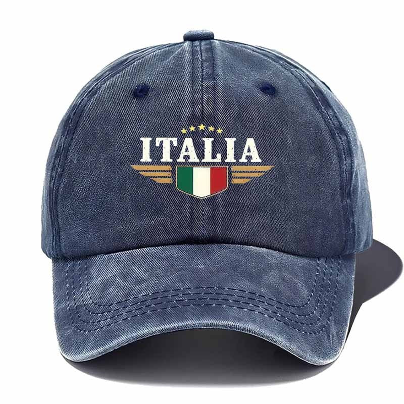 Italian Flag Baseball Cap Suitable for - Lightweight Breathable Hat with Italy Lettering & Tricolor Emblem, Unisex Travel Hat for Men & Women, Italian Heritage Outfit, Outdoor Events & Casual Wear (Durable)