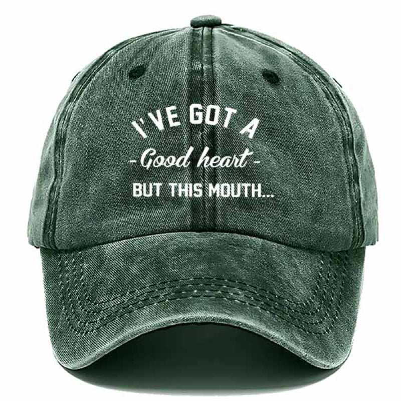 Trendy Baseball Cap with English Slogan Design, Eye-Catching for Daily Outings