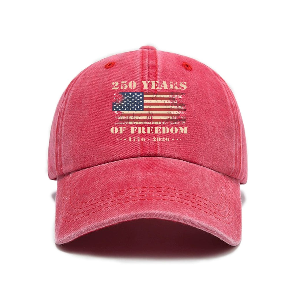 Distressed Print Baseball Cap, Unisex Autumn Winter Casual Sports Snapback Hat