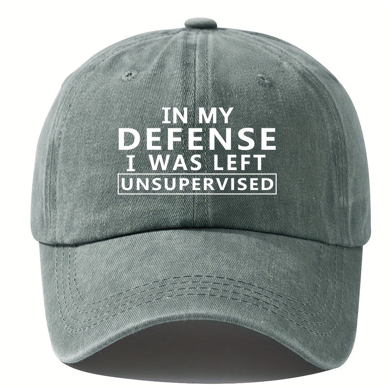 Vintage Washable Lettering Trucker Hat - Adjustable Cap with - Letters, Outdoor Casual Suitable for, Camping, Parties & Daily Wear - Hand Washable Textile Cap (No Dry)