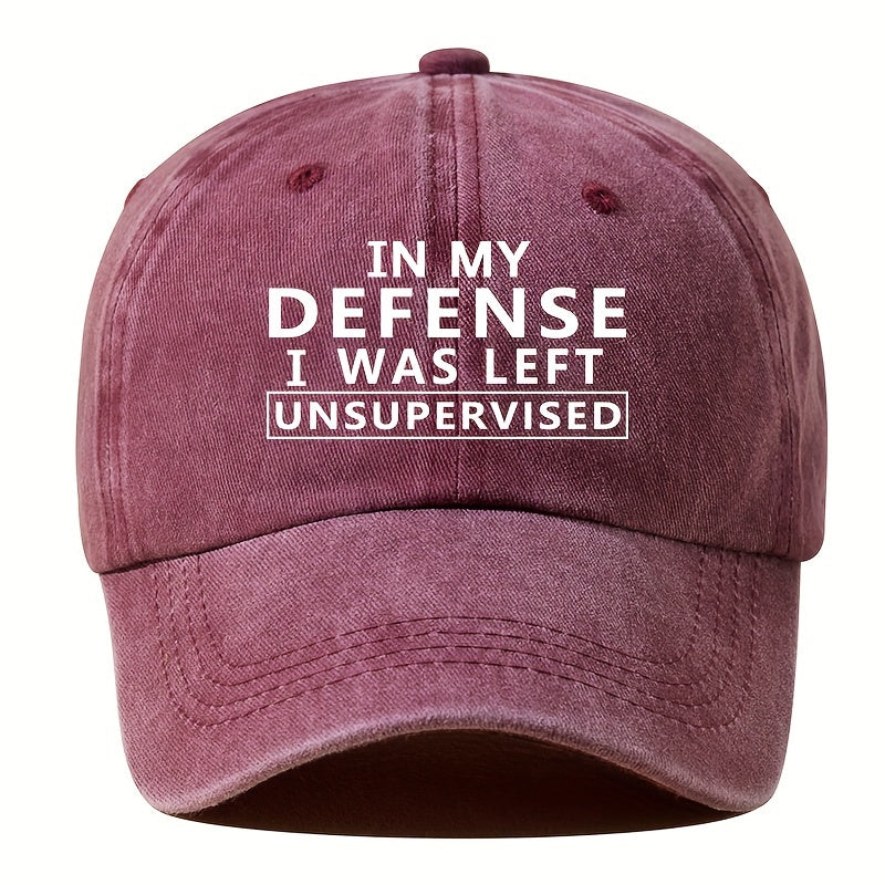 Vintage Washable Lettering Trucker Hat - Adjustable Cap with - Letters, Outdoor Casual Suitable for, Camping, Parties & Daily Wear - Hand Washable Textile Cap (No Dry)