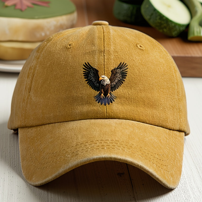 Eagle Spread Wings Print Baseball Cap Men Outdoor Hat Fashion Versatile Hip-Hop Trendy