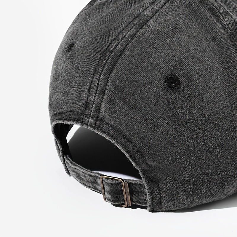 Unisex Printed Washed Vintage Baseball Cap Fashion Men Women Sun Hat Adjustable Size Trucker Cap Suitable for All Seasons Daily Wear