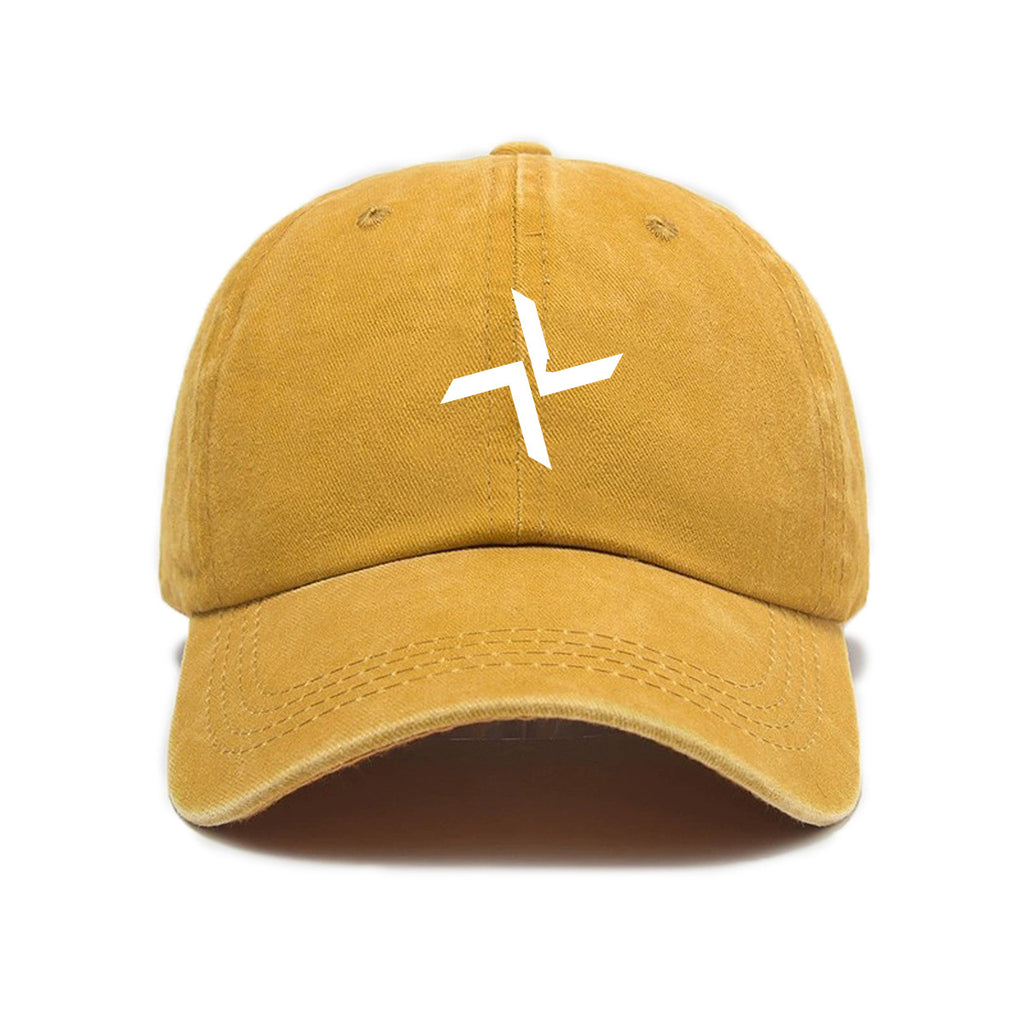 1 Top Water Washed Old Printed Baseball Cap Adult Versatile Easy Windmill Print Washed Old Soft Top Sunshade Baseball Cap Men And Women Fashion Universal Baseball Cap