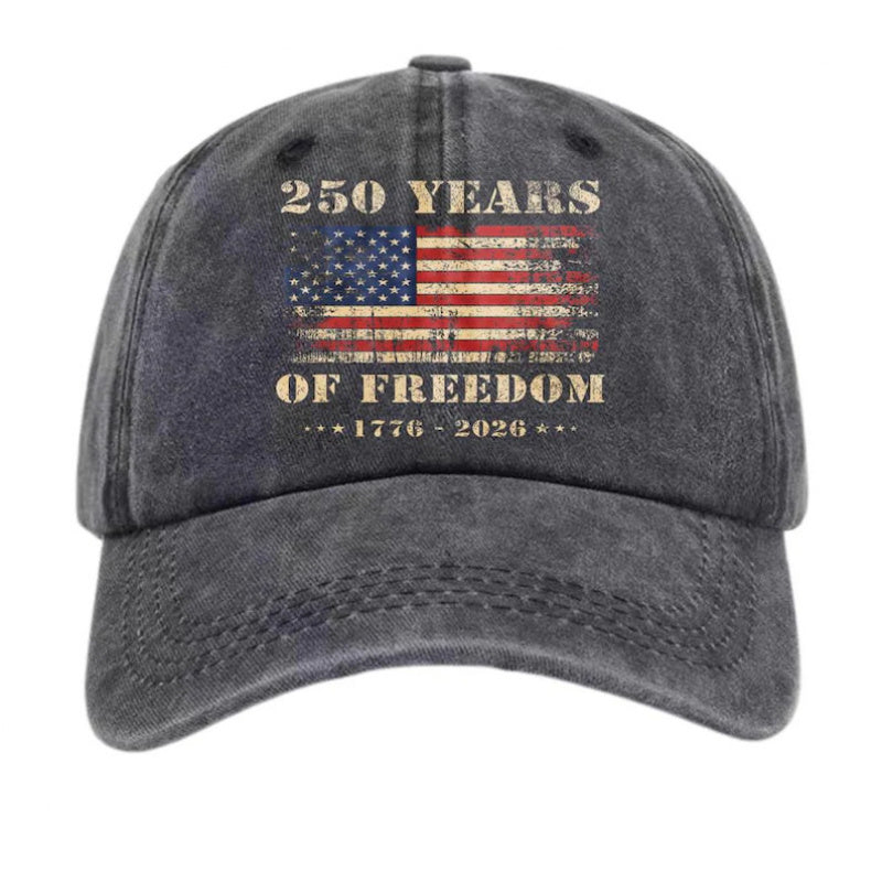 1776-2026 Patriotic Dad Hat Suitable for - Wear, Vintage USA Flag Baseball Cap with Distressed, Lightweight Buckle Closure for 4th Gifts, American Heritage Cap for & (Hand Washable)