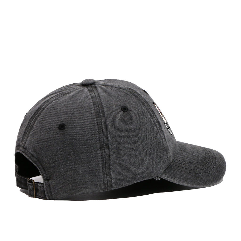 1pc 1pcs "DROP-DEAD SWEET" Mouse Top Hat & Cupcake Print Cap - Adjustable Unisex Baseball Hat Suitable for Parties, Travel, Daily Wear - Cute, Themed Outfits, Street Style for Men & Women (Powder Cream Cupcake)