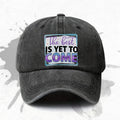 1pc, Adjustable Baseball Cap with "The Best Is Yet to Come" Design, Lightweight Printed Craft Women'S Hat, "Best Future" Men'S Trendy Cap, Ideal Gift for Weddings, Parties, Birthdays