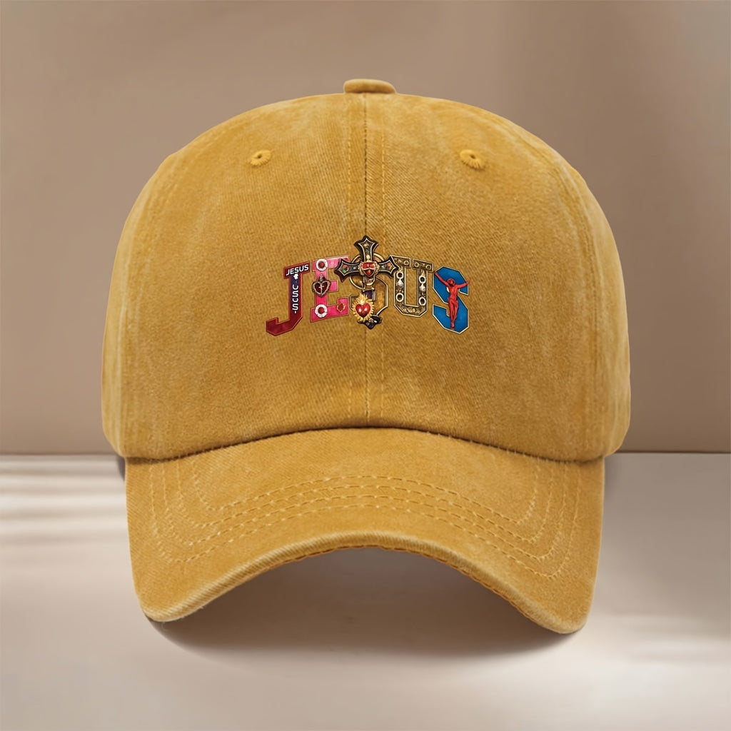 This Is a Baseball Cap with a Gemstone Pattern, Trendy, Comfortable, Adjustable Size, Duck Tongue Hat, Unisex, Lightweight, Personalized Curved Brim Hat, Suitable for Outdoor Sports, Dinners, Camping