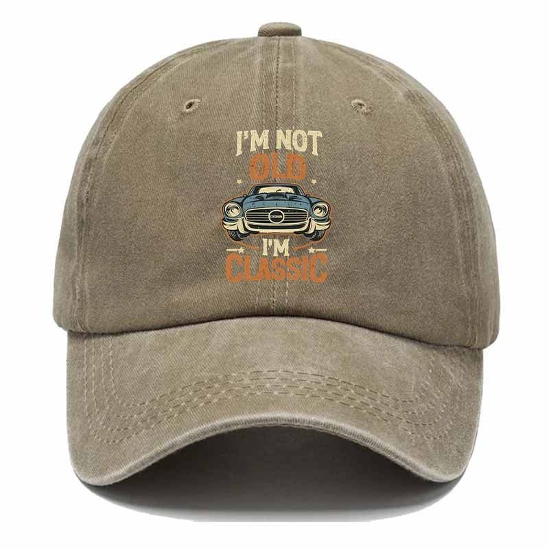 Retro Baseball Cap with Vintage Car Design, Perfect for Casual Attire And Embracing The Retro Trend.