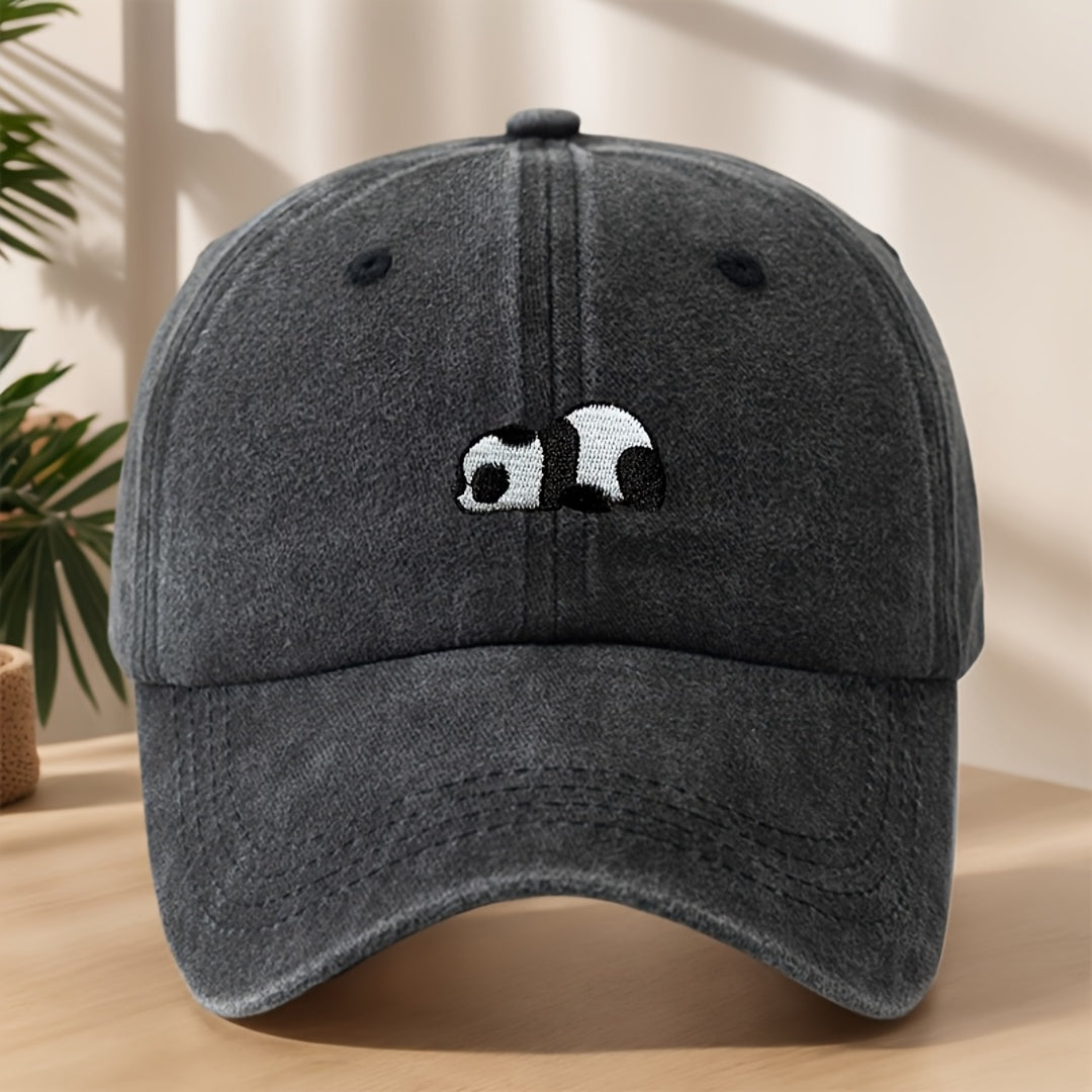 Men'S Summer Casual Washed Baseball Cap, Lightweight Adjustable Outdoor Sun Hat for Everyday