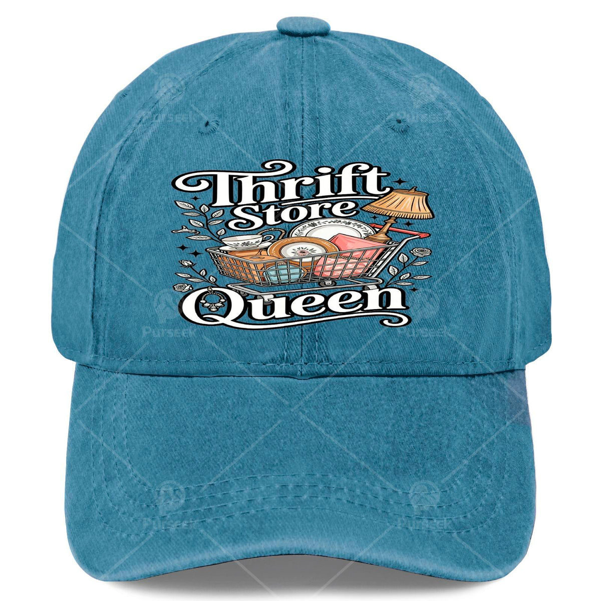 Thrift Store Queen Thrifter Onlines Seller Thrifting Baseball Hat Unisex