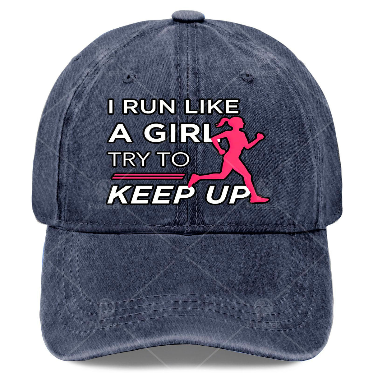 Female Runners I Run Like a Girl Try to Keep Up Baseball Hat Unisex Aesthetic