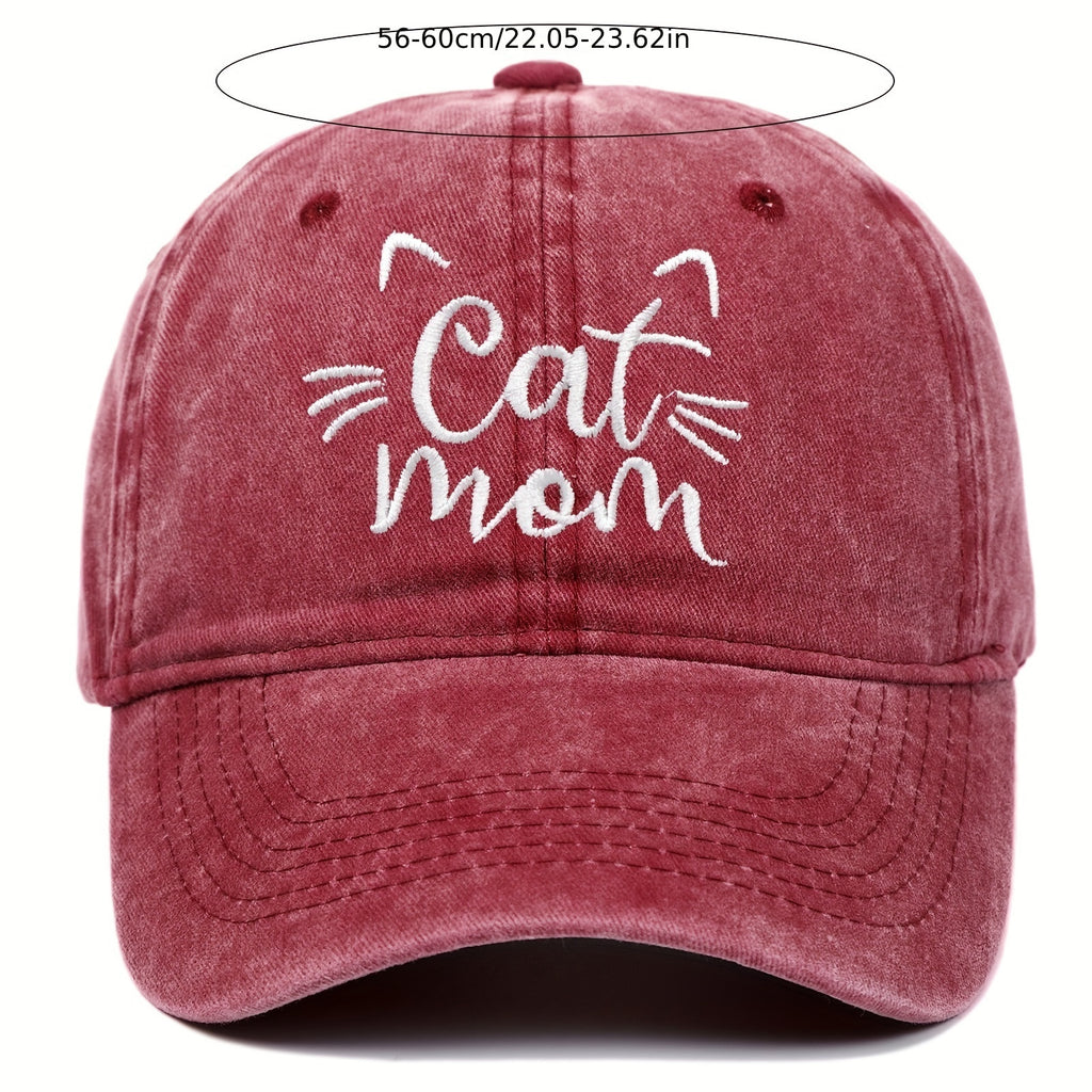Women'S Adjustable Baseball Cap with a Cartoon Theme, Suitable for Outdoor Wear And Birthdays, Featuring a Hand-Washable Design