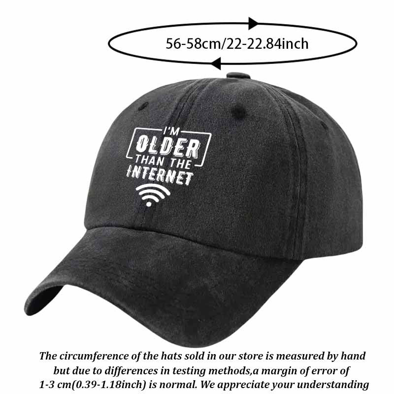 Vintage Baseball Cap with Classic Lettering, Showcasing Unique Charm