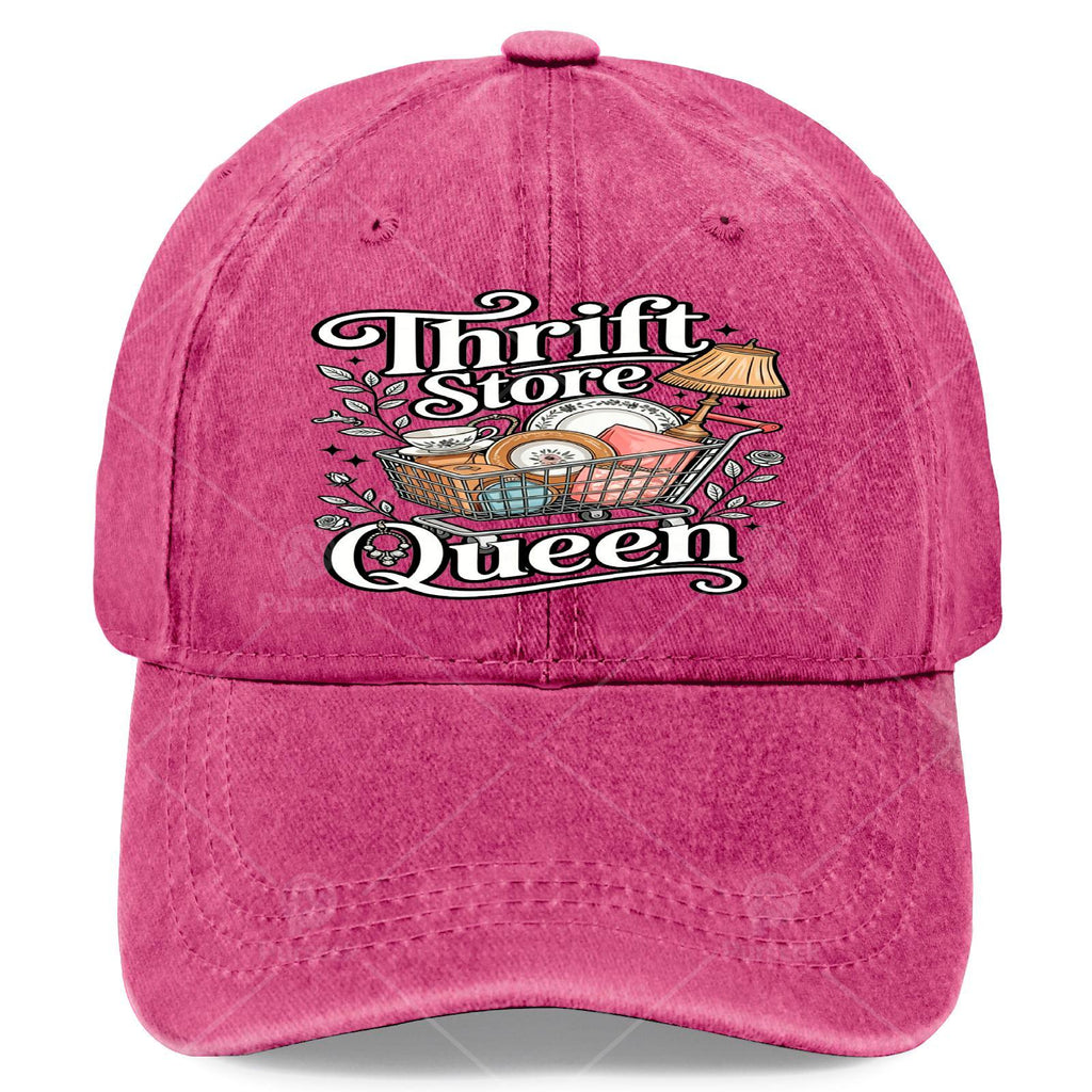Thrift Store Queen Thrifter Onlines Seller Thrifting Baseball Hat Unisex
