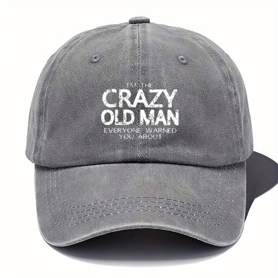 Distressed Vintage Baseball Cap, Distressed Lettering And Rebellious Slogans, Street Culture, Adjustable, Lightweight, Sun Hat