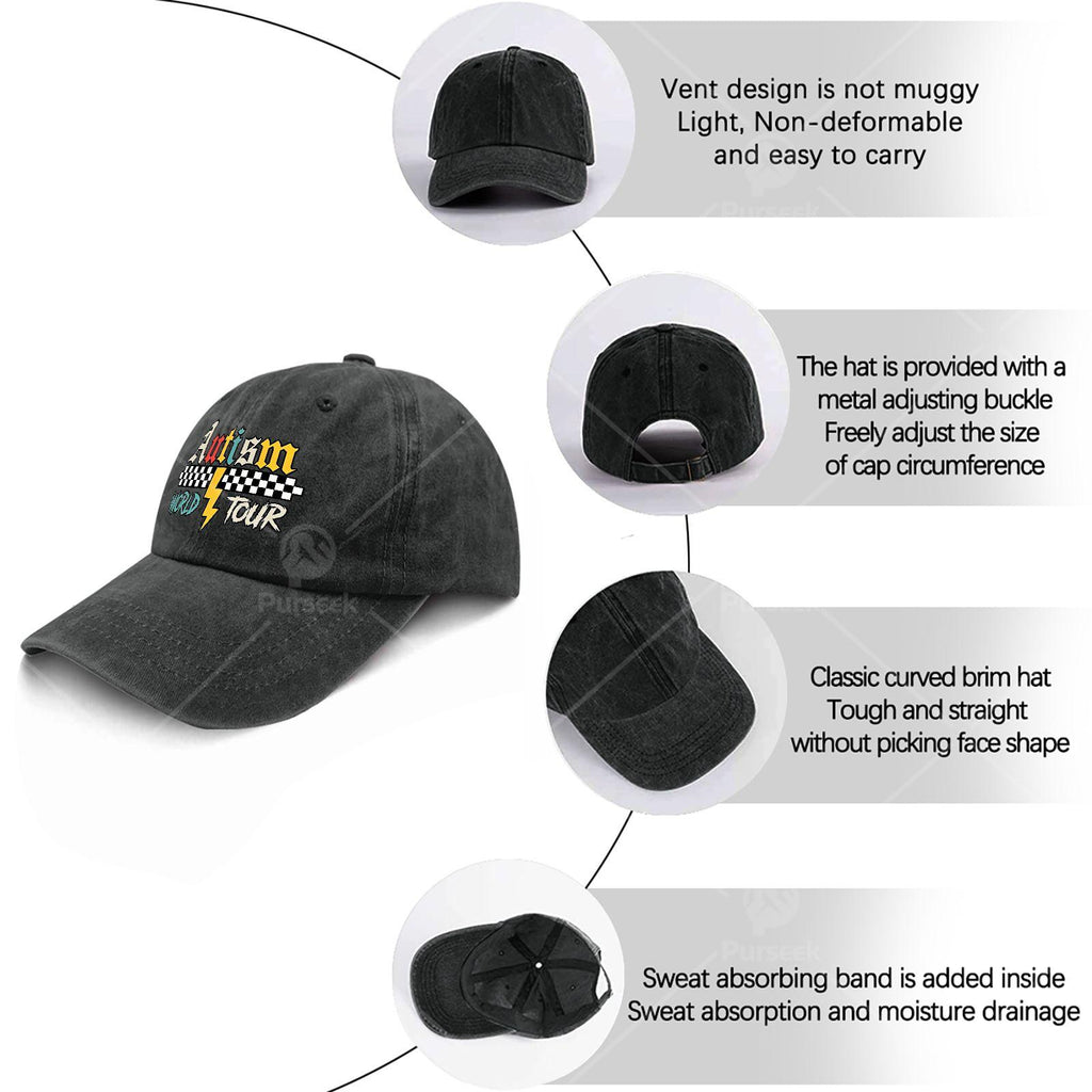 Unisex Low-Profile Baseball Featuring Quotes about Autism Awareness from Around The World