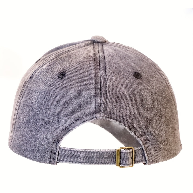 Men'S Adjustable Baseball Cap Featuring Golf Club Embroidery - Made from Lightweight Elastic Material, Designed for Casual Sports, Easy to Hand Wash, Perfect for Golf Enthusiasts And Casual Outfits