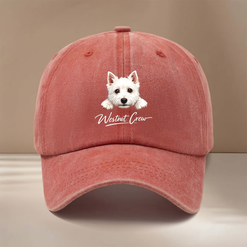 This Is a Westnut Crew Printed Baseball Cap, a Trendy, Comfortable, and Adjustable-sized Snapback Hat Suitable for Both Men and Women. It Is a Lightweight,  Curved-brim Hat Perfect for Outdoor Sports, Dinners, Camping, and Other Occasions