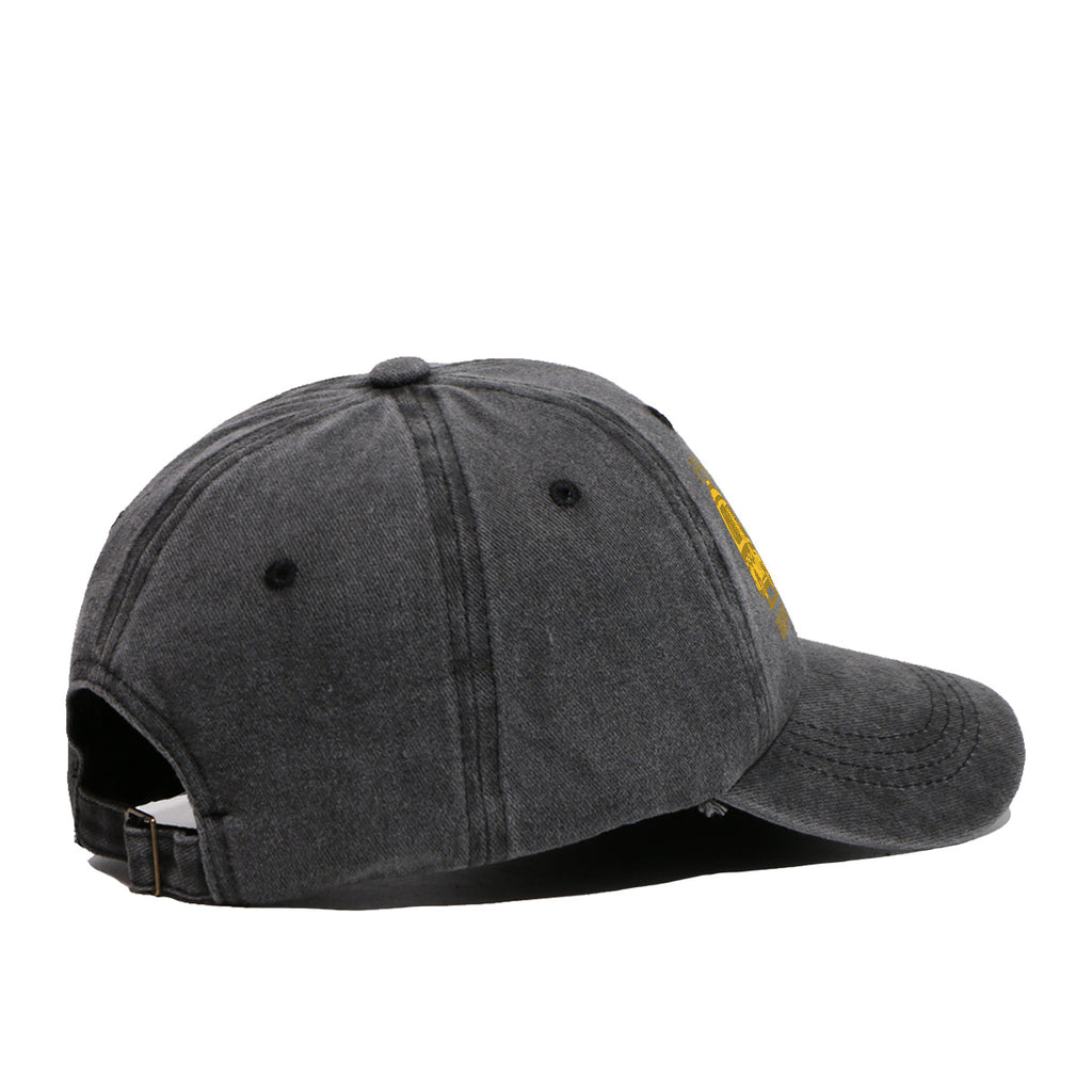 1pc "LET's GO ADVENTURE" Camper Van Print Baseball Cap, Vintage Yellow RV Pattern Sun Hat, Fashionable Casual Sun Hat, Unisex Adjustable Duckbill Cap for Outdoor Adventures, Road Trips, Camping Picnics, Weekend Outings, Park Strolls, Beach Vacations