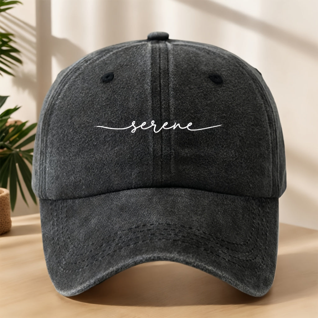 Men's Summer Casual Washed Baseball Hat, Lightweight Adjustable Outdoor Sun Hat for Everyday