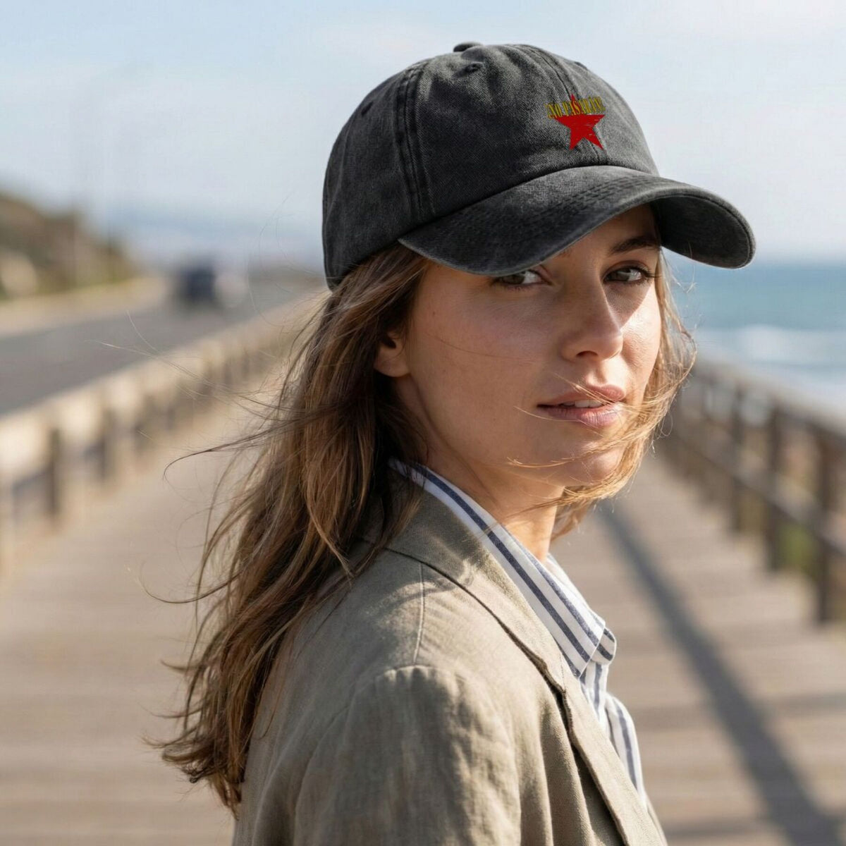 No Pass Political Themed Resistance Art 2026 New Vintage Duckbill Cap Washed Baseball Cap Men'S Printed Outdoor Fashion Hat Unisex