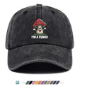 1pc Cartoon Mushroom Joyful Face Print Baseball Cap, Cute Red Mushroom with Gray Dots Hat, Comfortable and Breathable Sun Hat, Stylish, Fun, and Unique, Unisex Adjustable Baseball Cap, Casual Hat, Couple's Outing Hat, Suitable for Daily Shopping