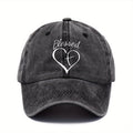 Baseball Cap Printed Washed Distressed Dad Hat Lightweight Solid Color Adjustable Sun Hat for Men And Women
