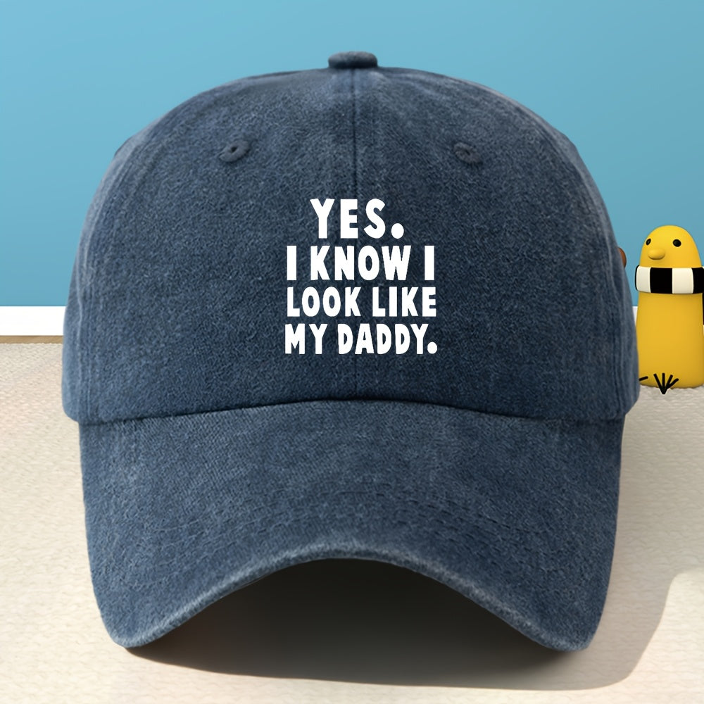 Unisex Printed Baseball Cap, Classic Washed Distressed Vintage Duckbill Cap for Outdoor, Casual, Sports, Shopping, and Vacation,  Street Rock Rap Hip-Hop Hat, Soft, Comfortable, Sweat-Absorbent, Adjustable Cap