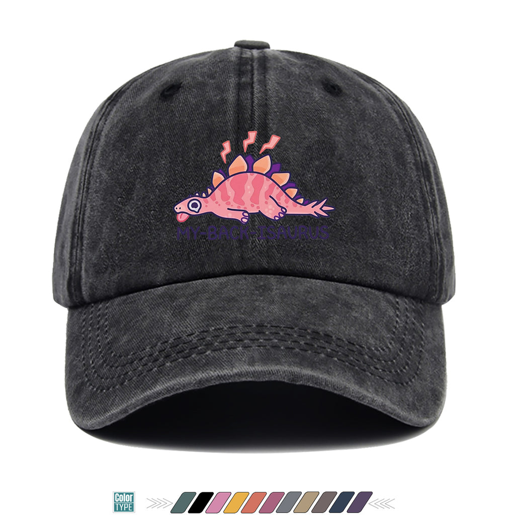 1pc Fun Cartoon Dinosaur "MY-BA-ISAURUS" Printed Baseball Cap, Comfortable Breathable Sun Hat, Fashionable Cute Trendy Unisex Hat, Adjustable Size, Friend Casual Hat, Couple Outing Hat, Suitable for Daily Wear, Shopping, Outdoor, Parties, Camping